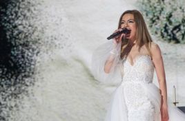 Moldovan representative at Eurovision, Anna Odobescu, made the second rehearsal in Tel Aviv