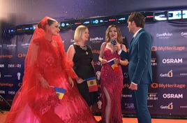 See how Ana Odobescu presented herself at the opening ceremony of Eurovision Song Contest 2019