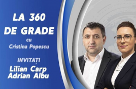 „La 360 de grade” din 14 noiembrie 2022. ▶Analizăm situaţia social-politică din ţară împreună cu Lilian Carp şi Adrian Albu